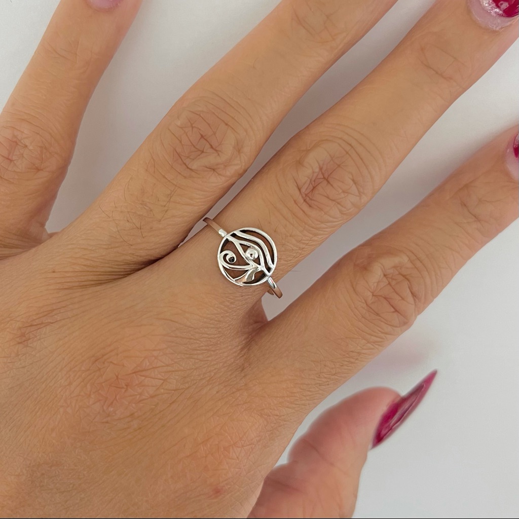 Sterling Silver Eye Of Horus Eye Of Horus Ring Silver Eye Of Horus Egyptian